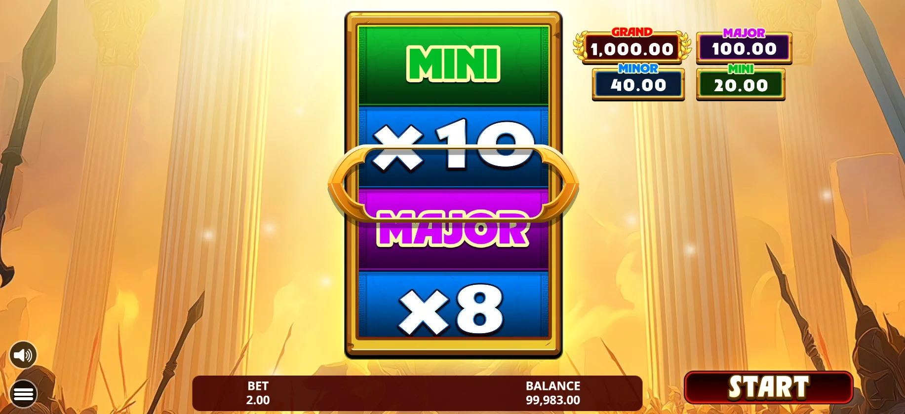 Law of Athena - เปิดใช้งาน Treasure Bonus ด้วยวงล้อรางวัล